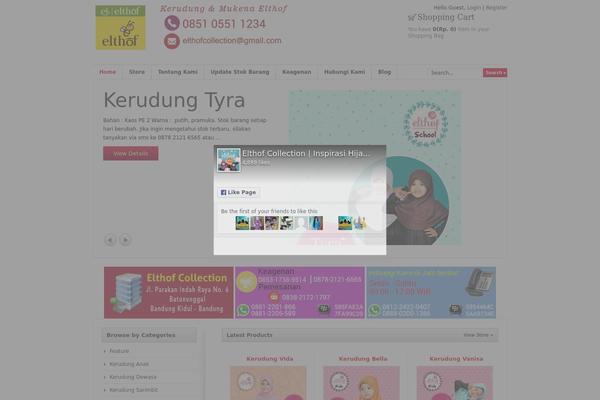 Wp Store theme site design template sample