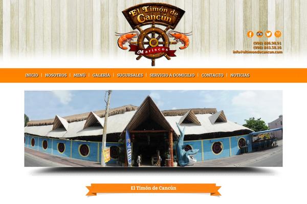 Seafresh theme site design template sample