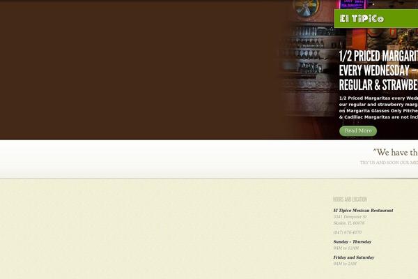 MyCuisine theme site design template sample