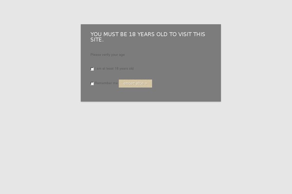 Site using Age Verify plugin