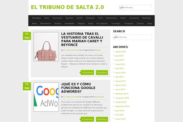 GreenChili theme site design template sample