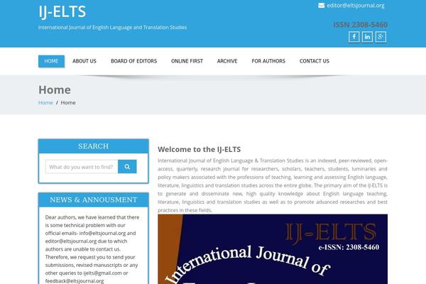 Enigma theme site design template sample