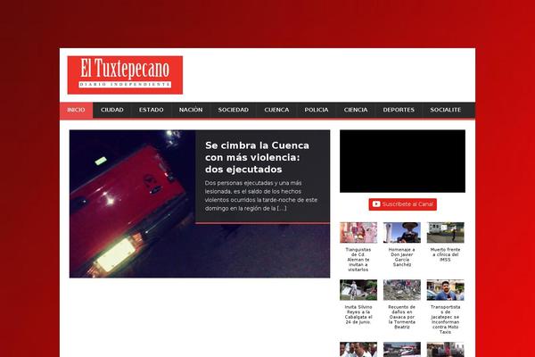 SuperMag theme site design template sample