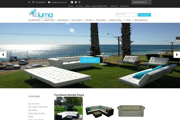 Store theme site design template sample