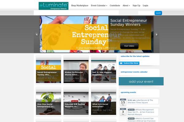 Evid theme site design template sample