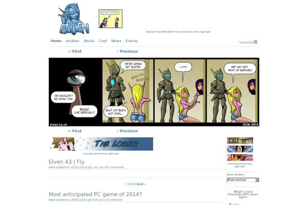 Inkblot theme site design template sample
