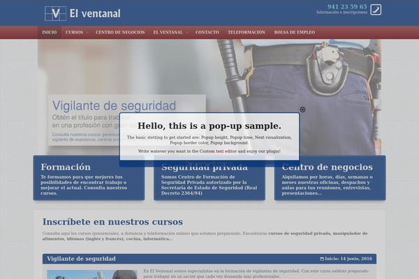 EDU theme site design template sample