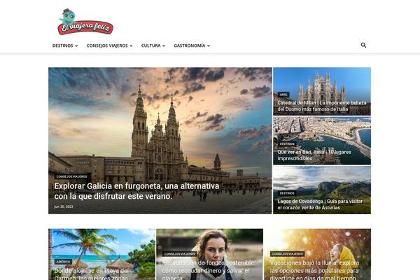 Newspaper theme site design template sample