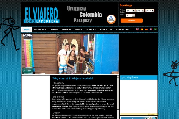 Viajero2012 theme site design template sample