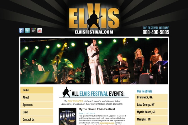 elvisfestival WordPress theme, websites list used elvisfestival theme elvisfestival theme websites examples