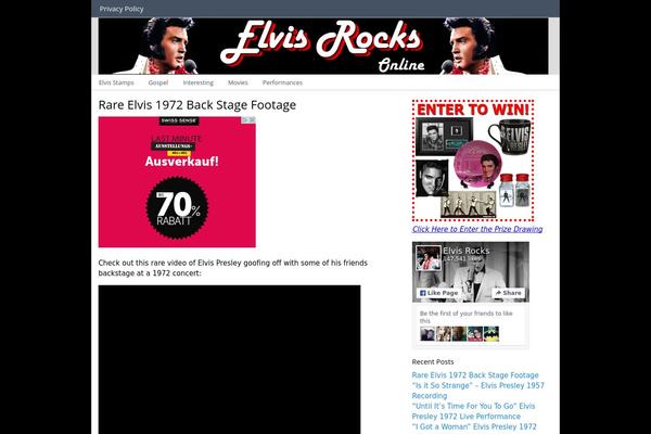 elvisrocksonline.com site used HeatMap AdAptive