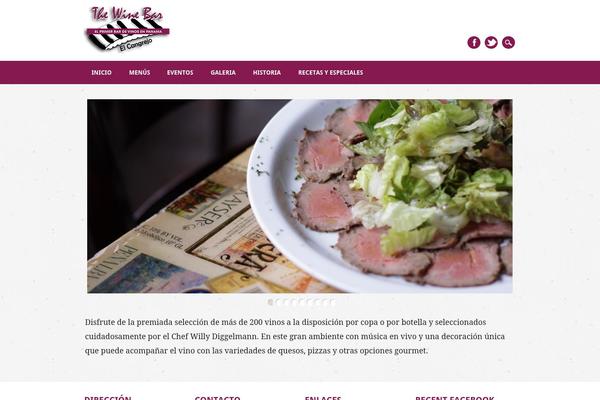 Restaurateur theme site design template sample
