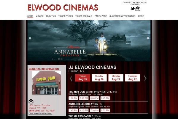 Cinemalounge theme site design template sample