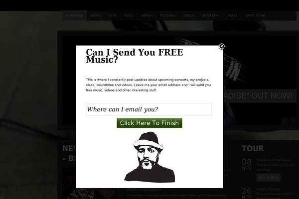Soundboard theme site design template sample
