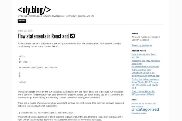 Blaskan theme site design template sample
