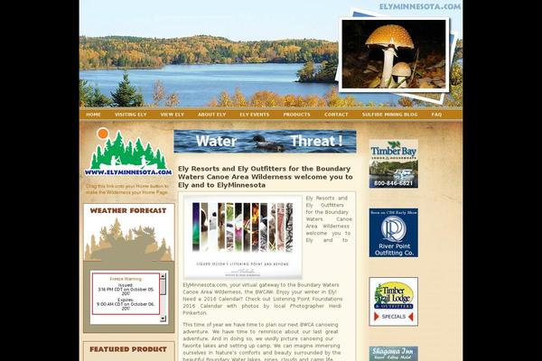 WooHoo theme site design template sample