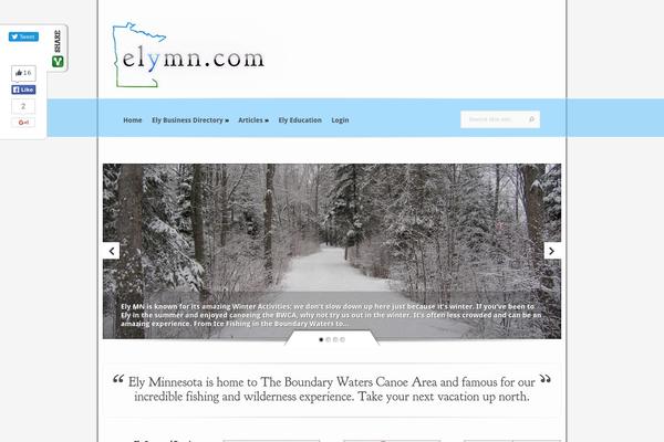 Evolution theme site design template sample