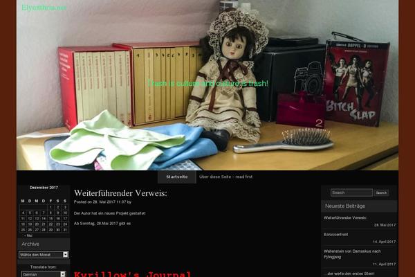 Vogue theme site design template sample