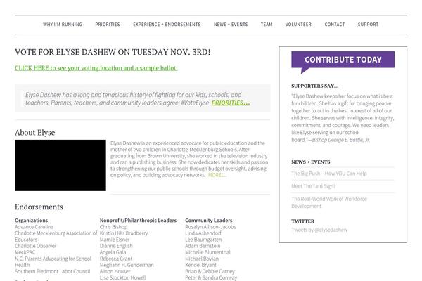 elysedashew.com site used Healthyliving