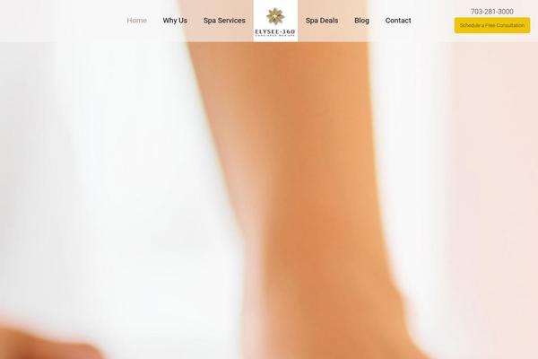 BeautySpot theme site design template sample