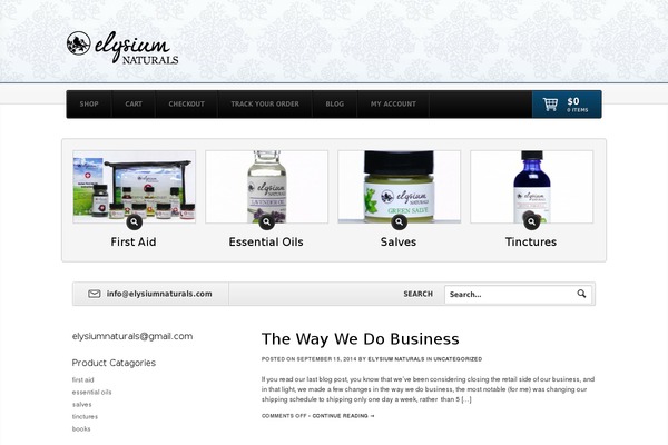 Shelflife theme site design template sample