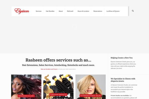 Site using Simple Retail Menus plugin