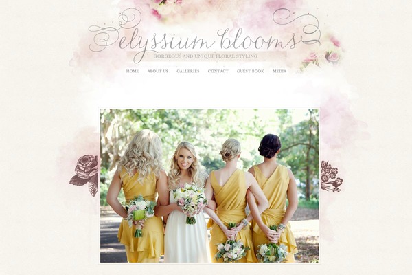 Bloom theme site design template sample