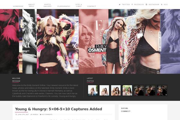V1 theme site design template sample