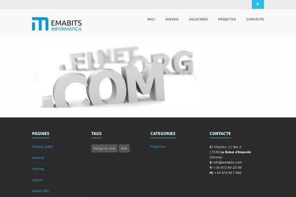 Site using Arconix Portfolio plugin