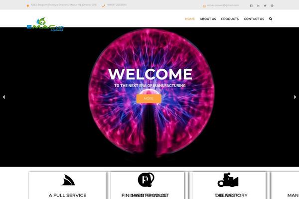 Industrial-child theme site design template sample