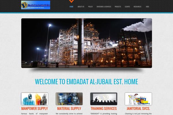 D5 Business Line theme site design template sample