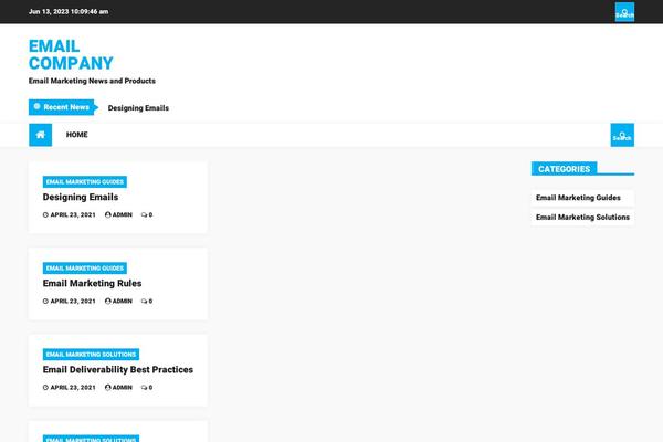 emailcompany.com site used Newsnote
