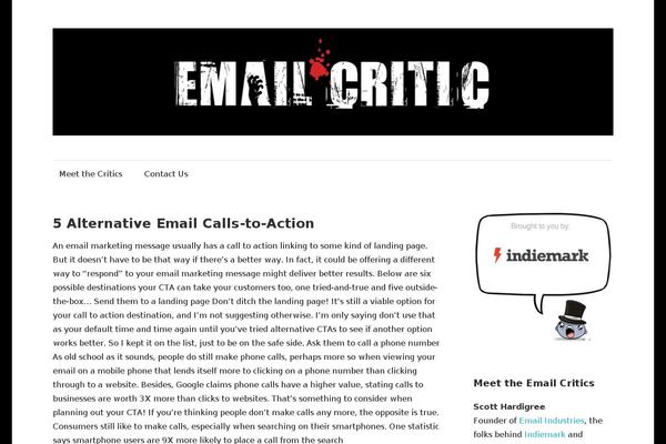 Blabber theme site design template sample