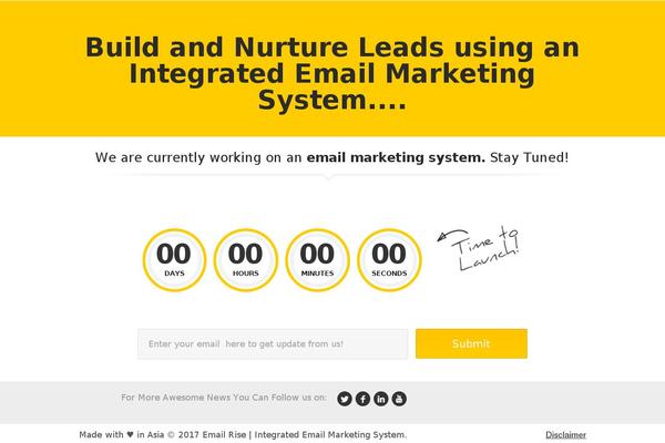 emailrise.com site used Squared
