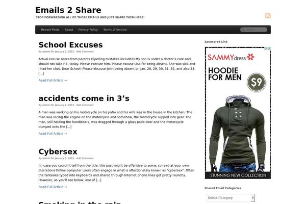 PageLines theme site design template sample