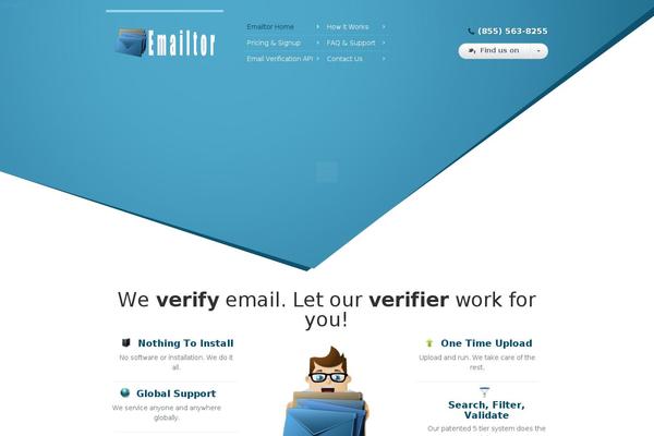 Site using BNS Corner Logo plugin