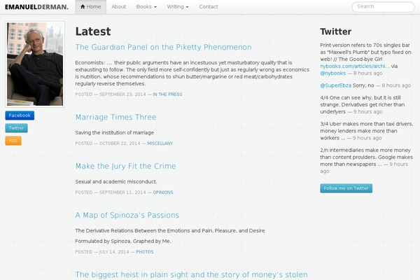 Site using Feature A Page Widget plugin