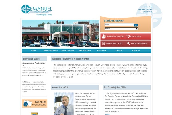 emanuelmedical.org site used Emc