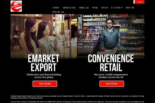 Emarket theme websites examples