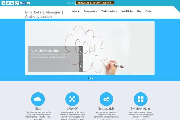 Biznez Lite theme site design template sample