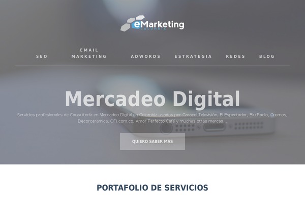 emarketingcolombia.com site used Themeworks