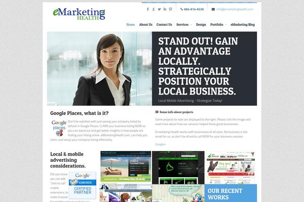 Bretheon theme site design template sample