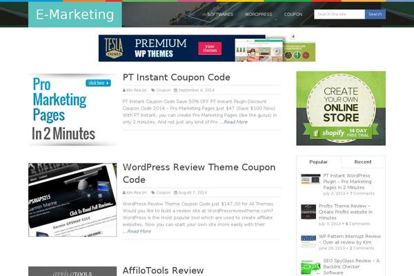 Spike theme site design template sample