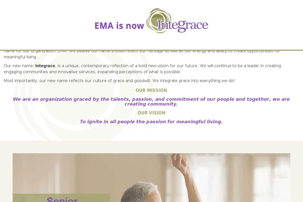 emaseniorcare.org site used Generatepressv6