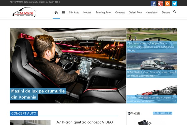 Newspaper theme site design template sample