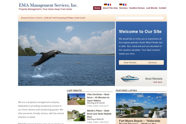 emavacationrentals.com site used RealEstate