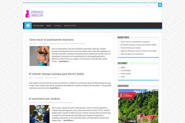 Sahifa theme site design template sample