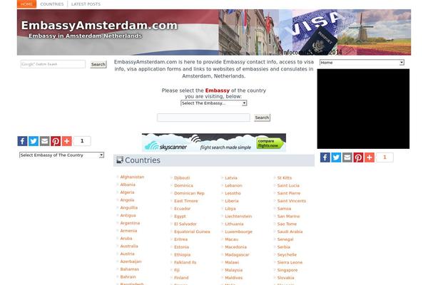 Embassy theme site design template sample