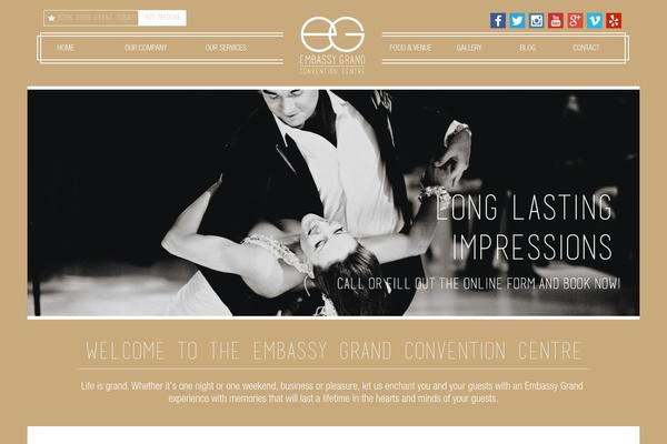 Embassy theme site design template sample