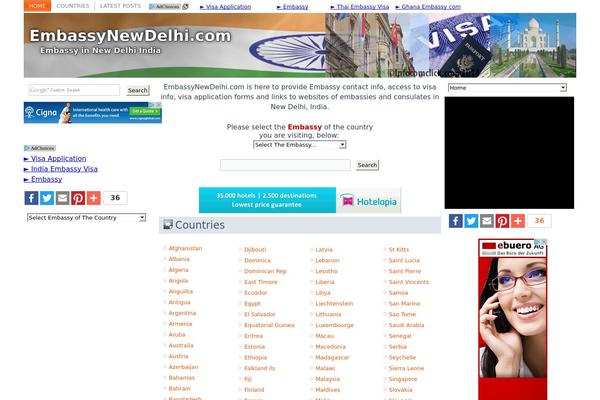 Embassy theme site design template sample